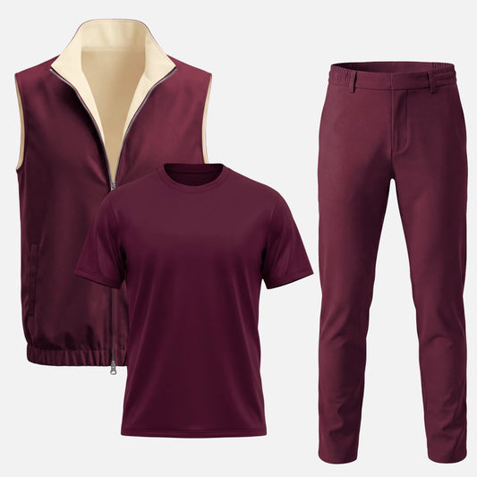 Alziano Burgundrot Bundle