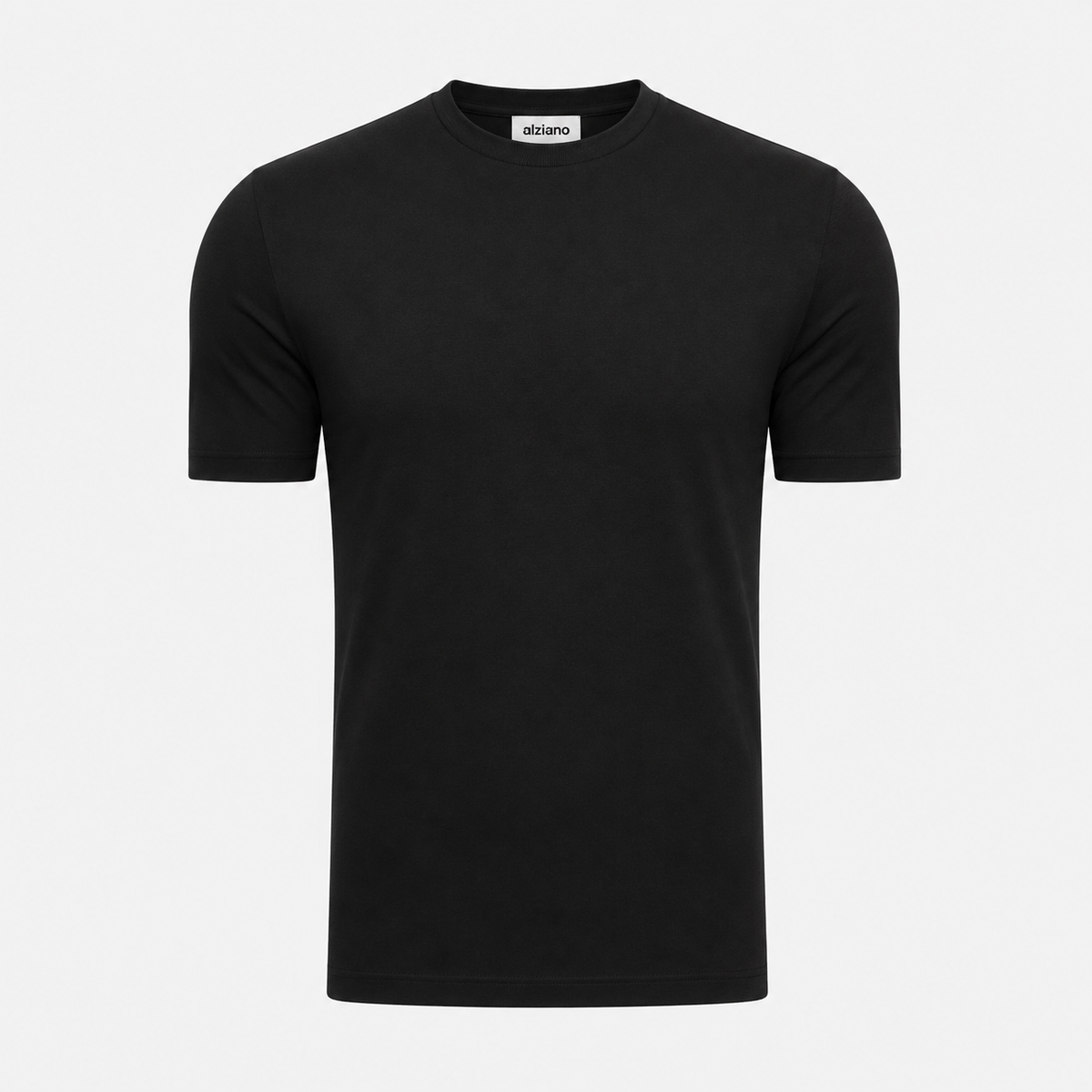 Glänzendes T-Shirt schwarz