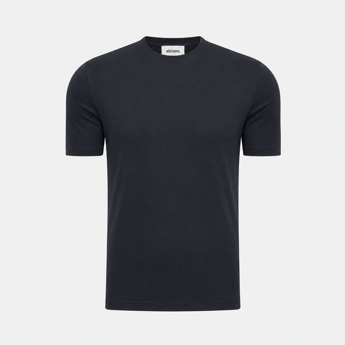 Glänzendes T-Shirt Marineblau